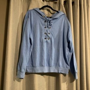 Blue pull over